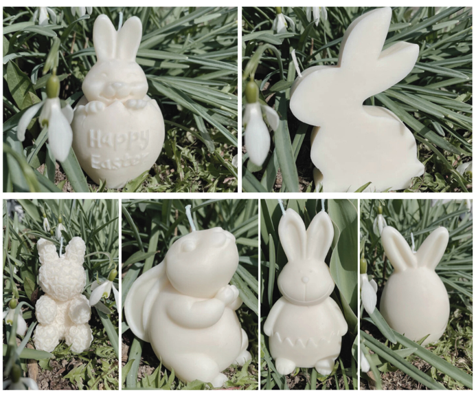 Osterei mit Hasenohren