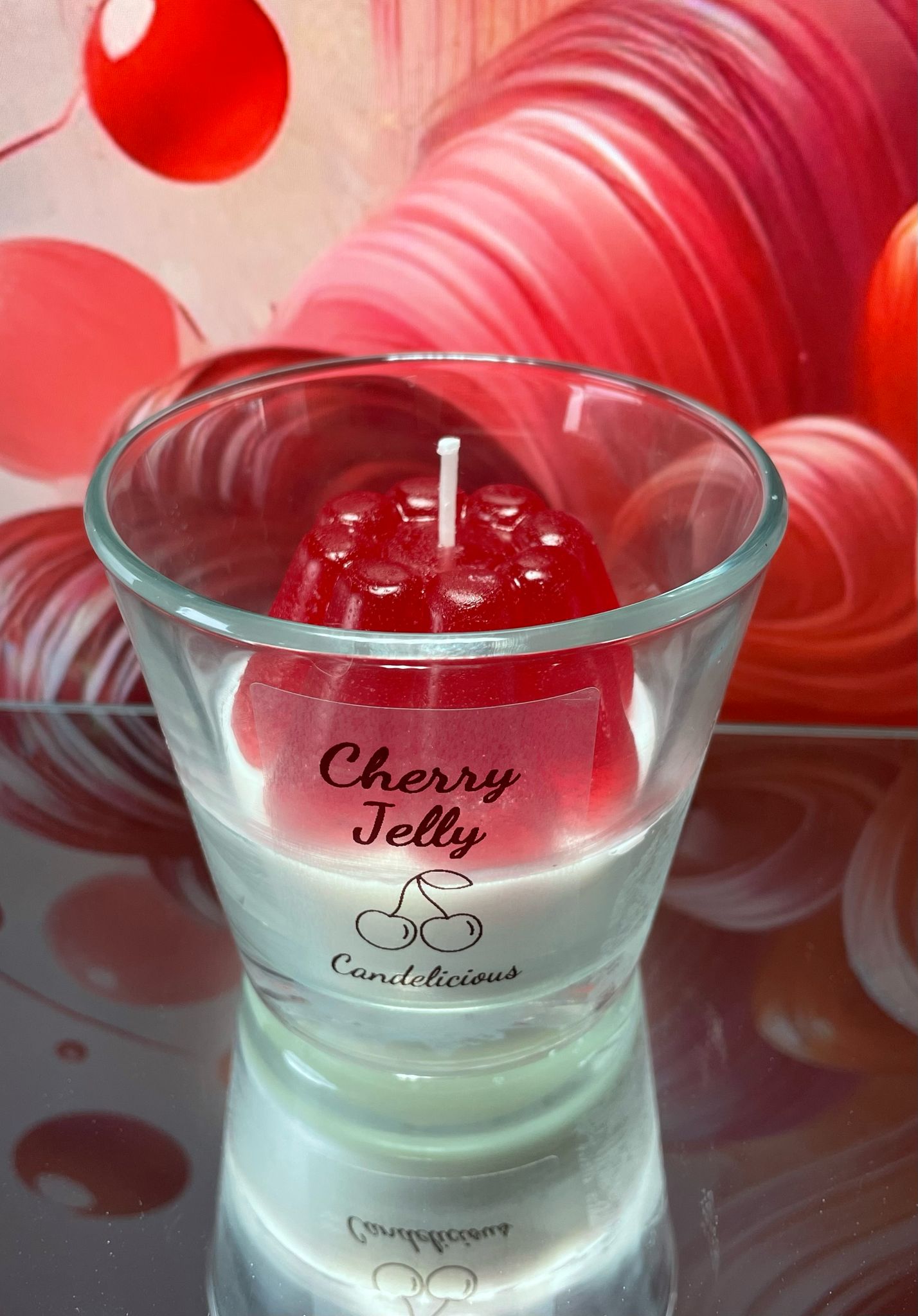 "Cherry Jelly" Kerze [Black Cherry]