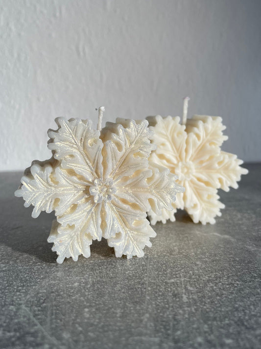 "SNOW FLAKE" Kerze [ohne Duft]