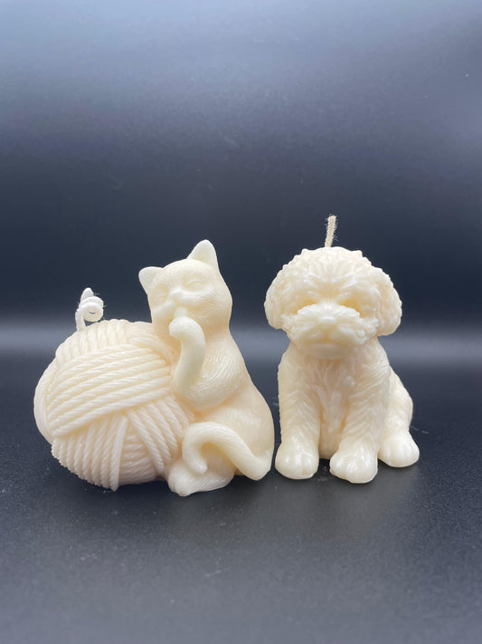 "CHARLIE & LUCY" Kerze [ohne Duft]