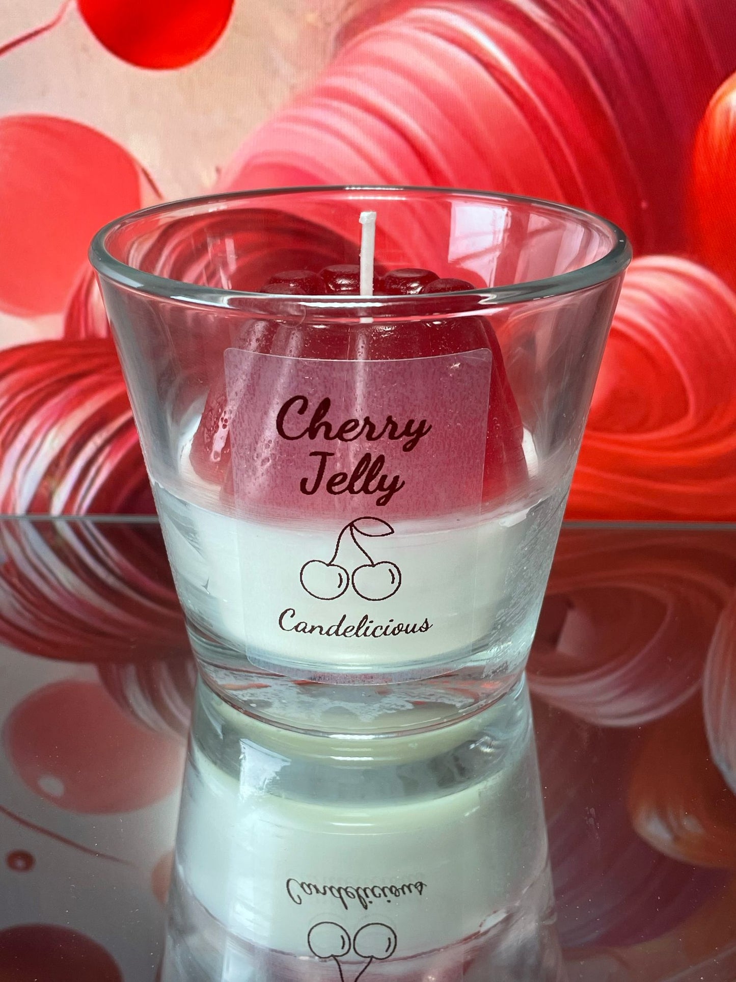 "Cherry Jelly" Kerze [Black Cherry]